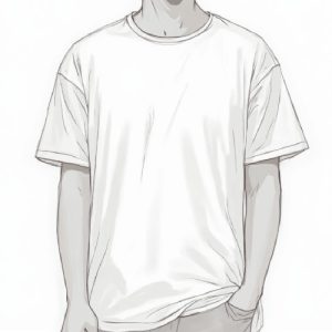 oversized-t-shirt-sketch