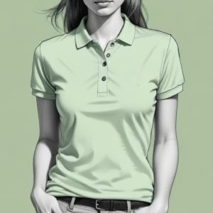 polo-shirt-womens-drawing